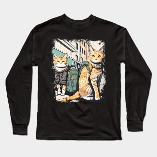 Support Your Local Street Cats vintage Long Sleeve T-Shirt